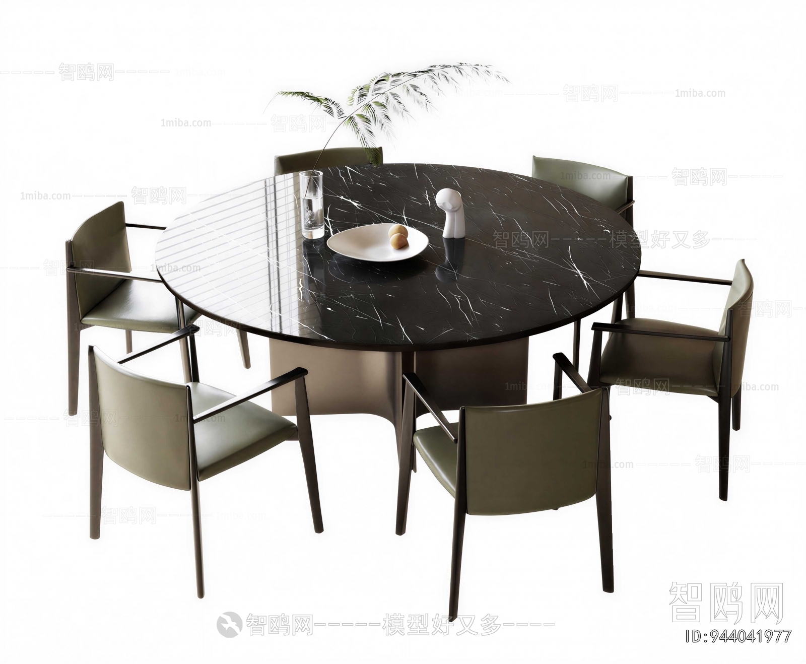 Modern New Chinese Style Dining Table And Chairs