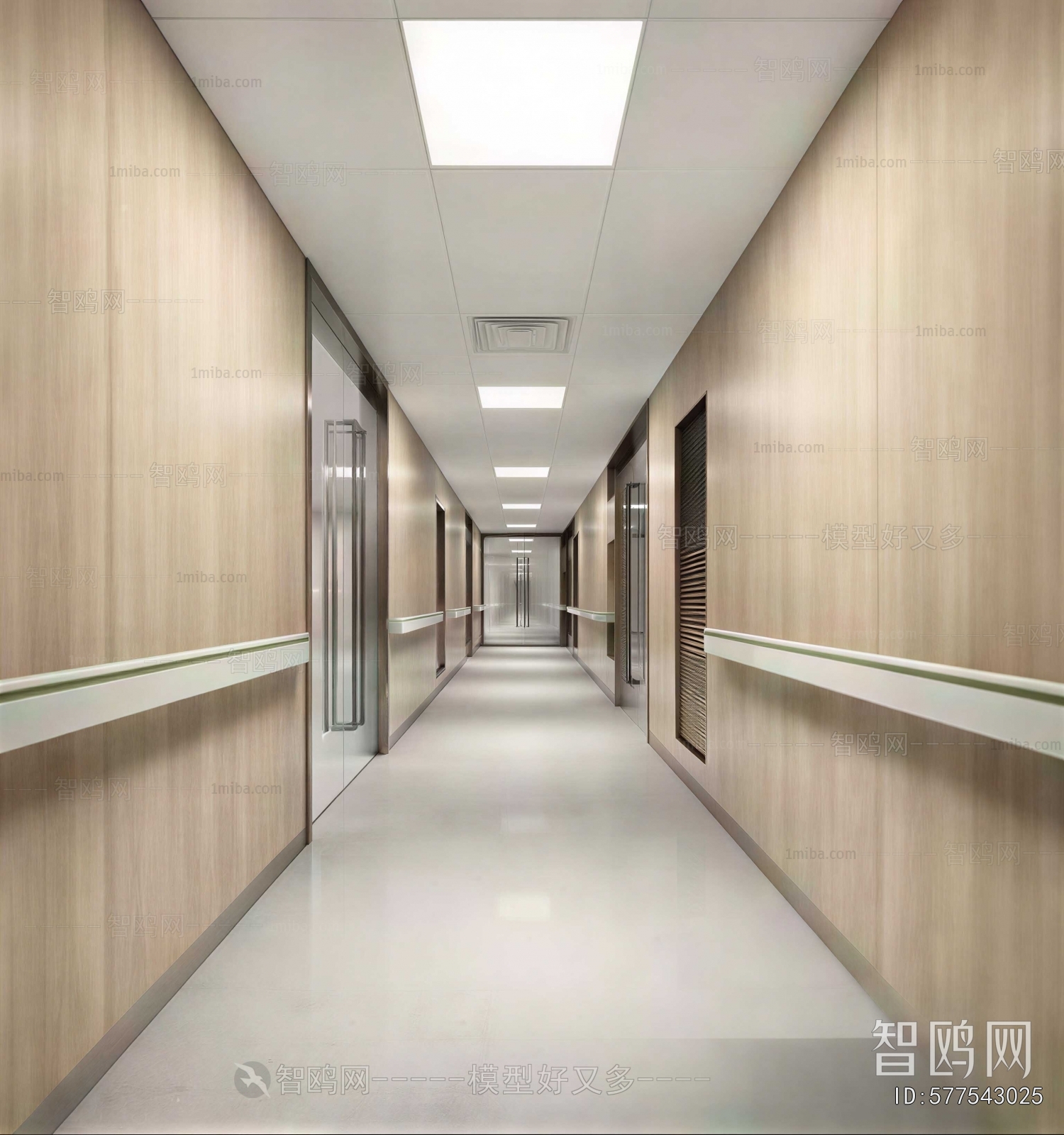 Modern Office Aisle