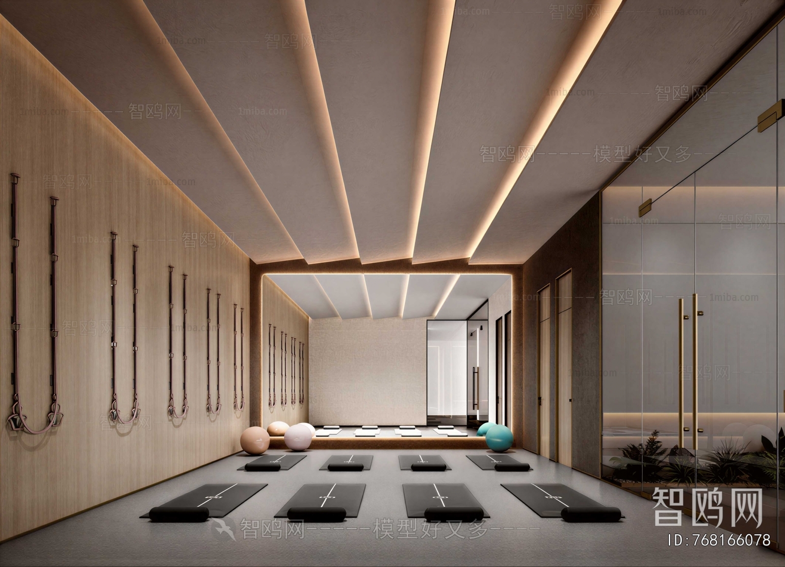 Modern Yoga Room