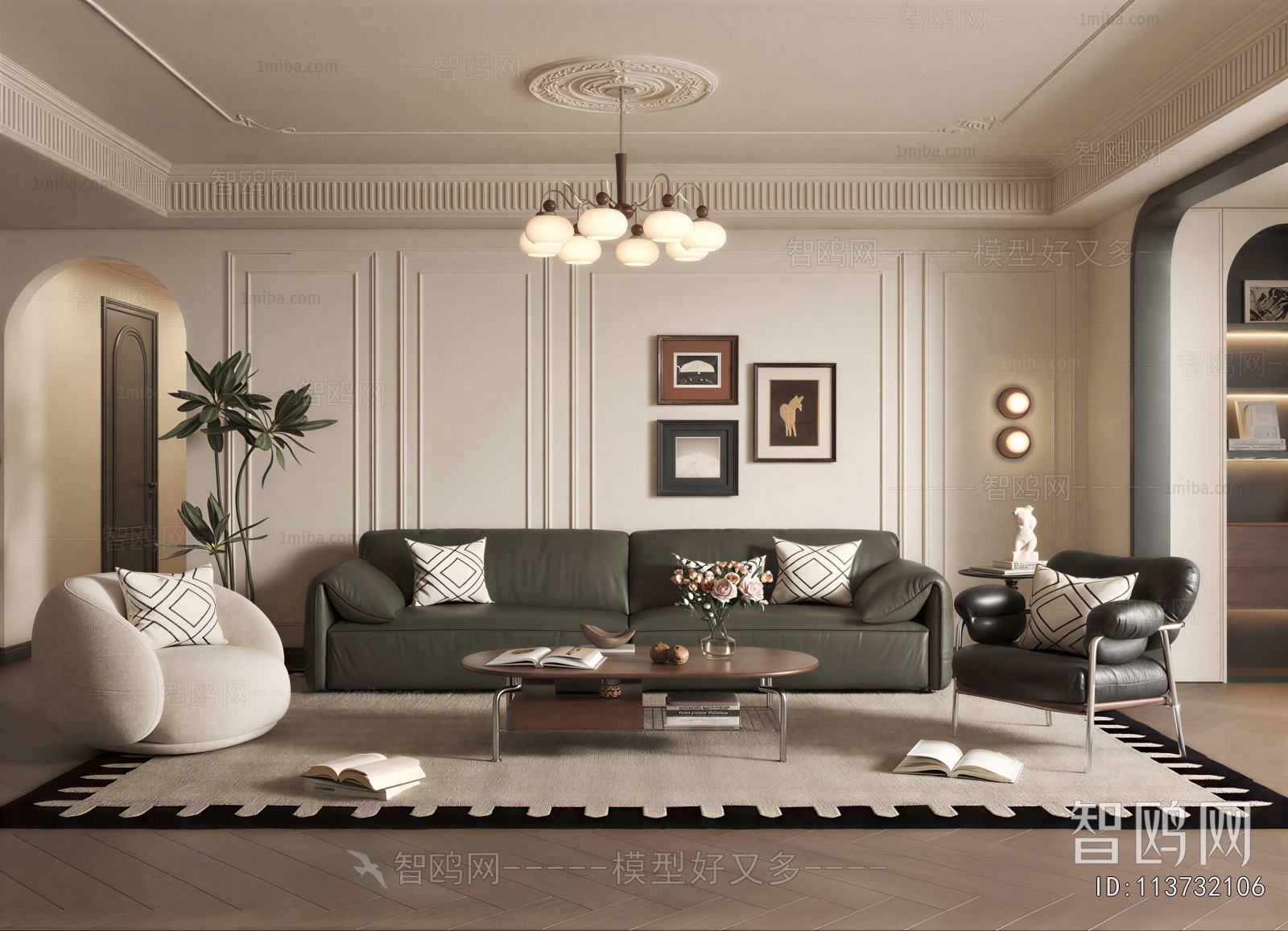 French Style A Living Room