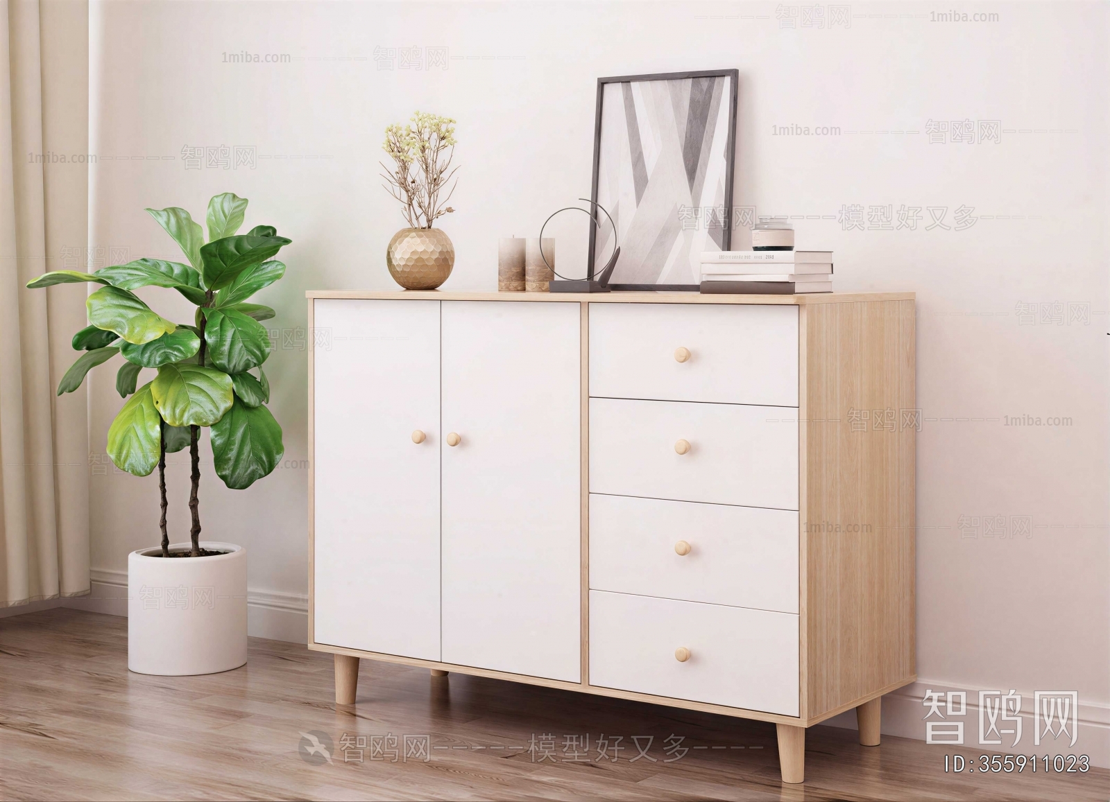 Nordic Style Side Cabinet