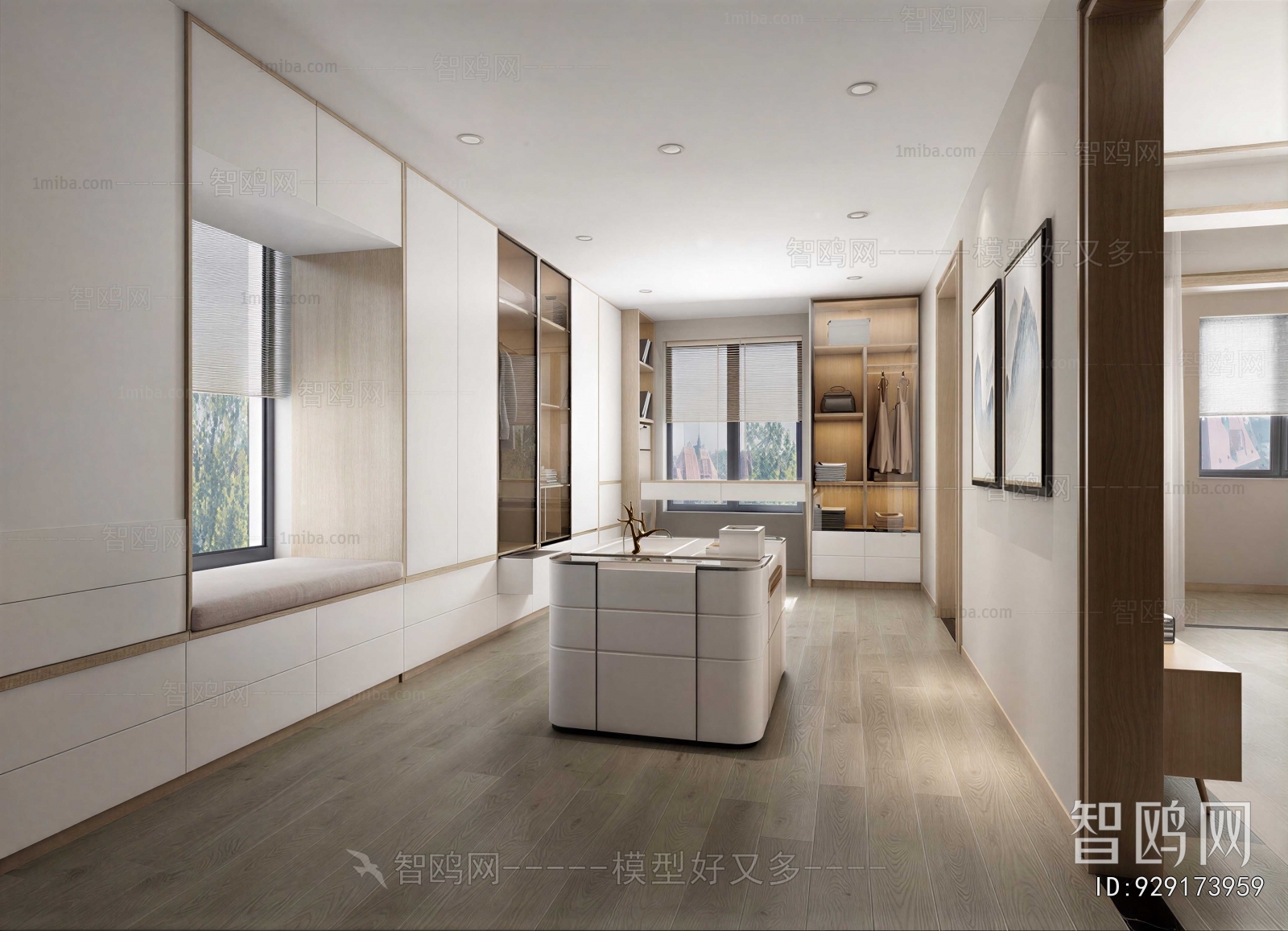 Modern Clothes Storage Area