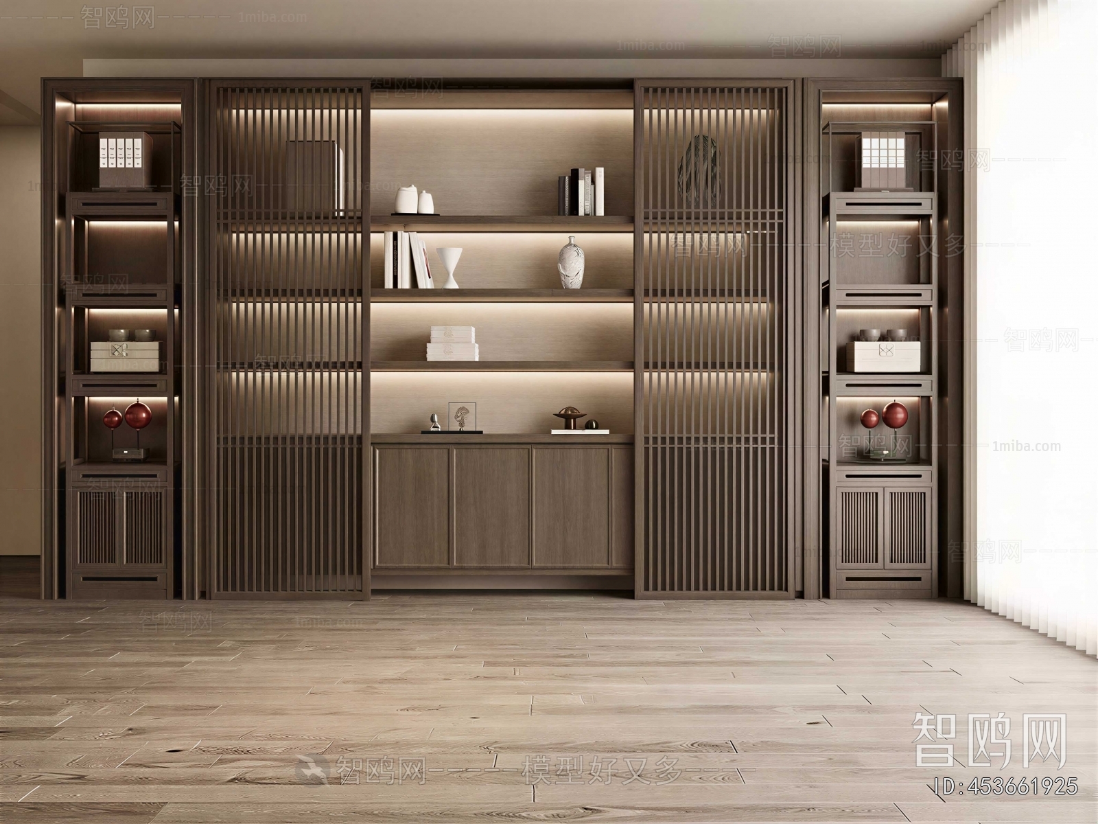 New Chinese Style Bookcase