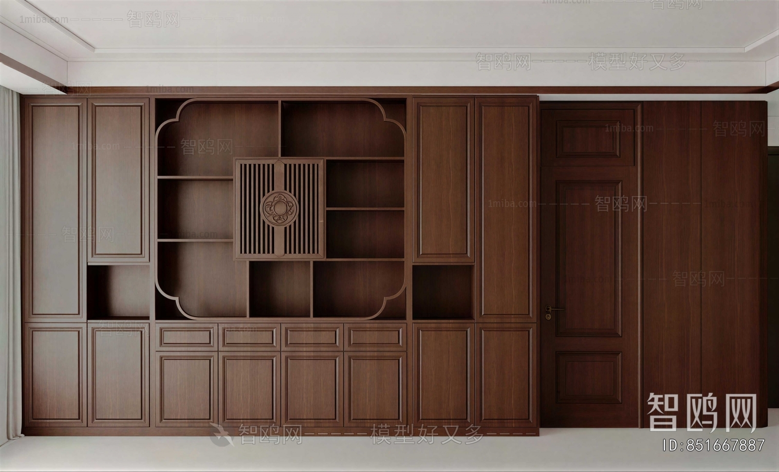 New Chinese Style Decorative Cabinet