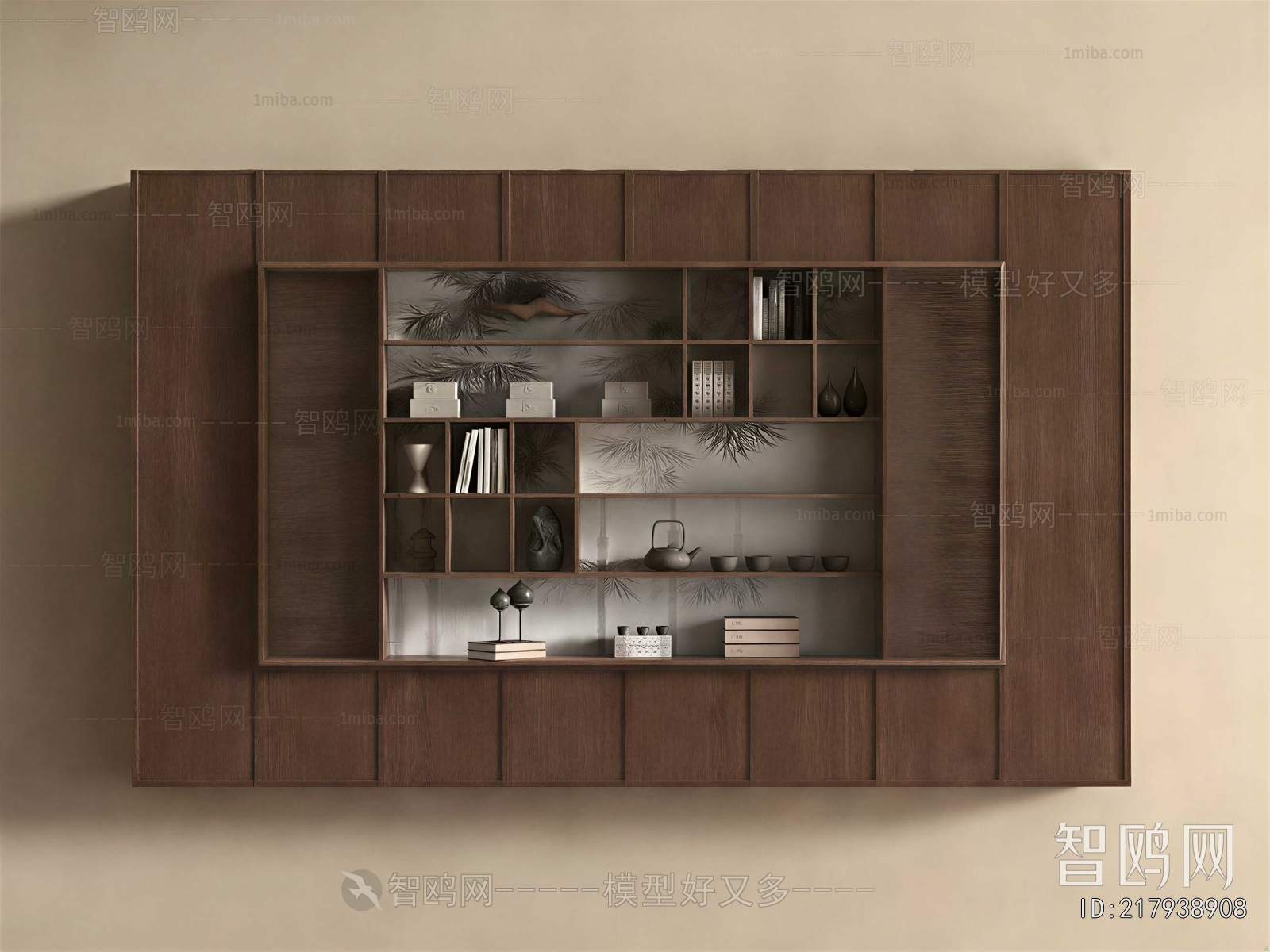 New Chinese Style Bookcase