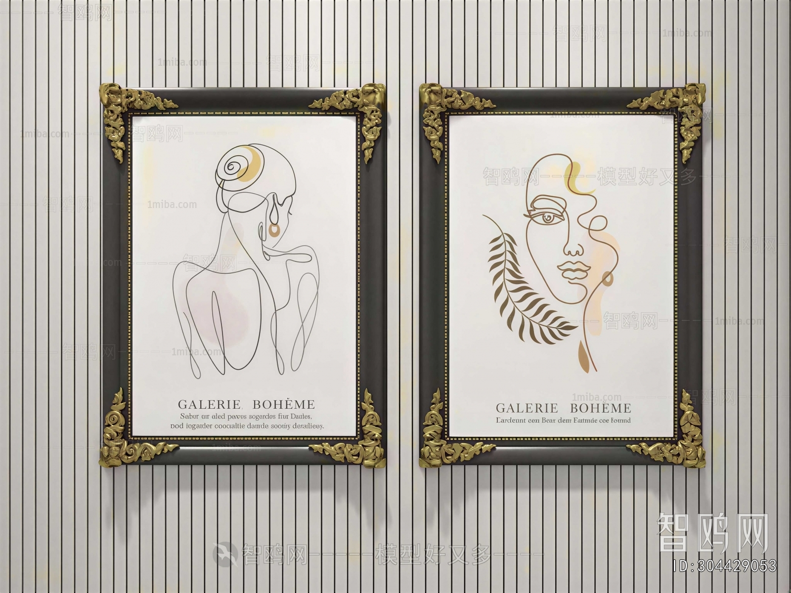 European Style Retro Style Painting