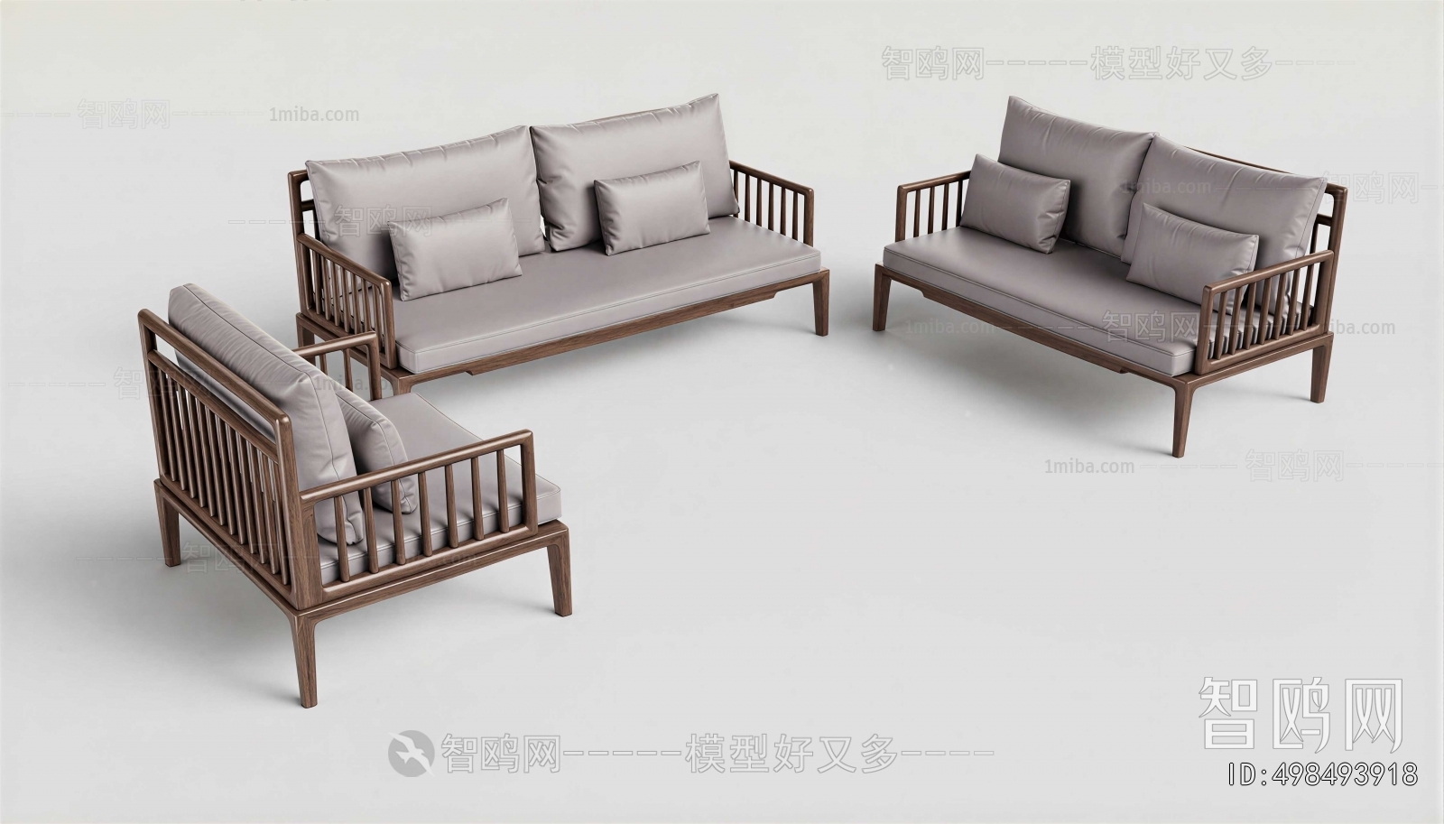 New Chinese Style Sofa Combination