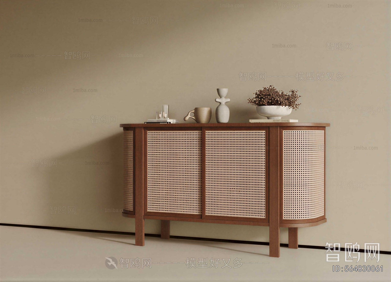 French Style Side Cabinet