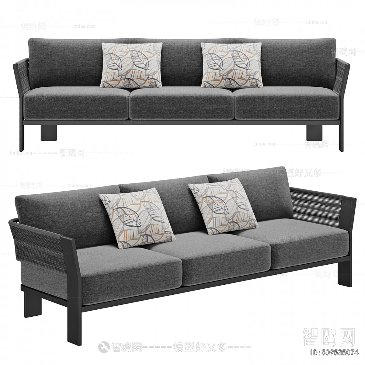 Modern Three-seat Sofa