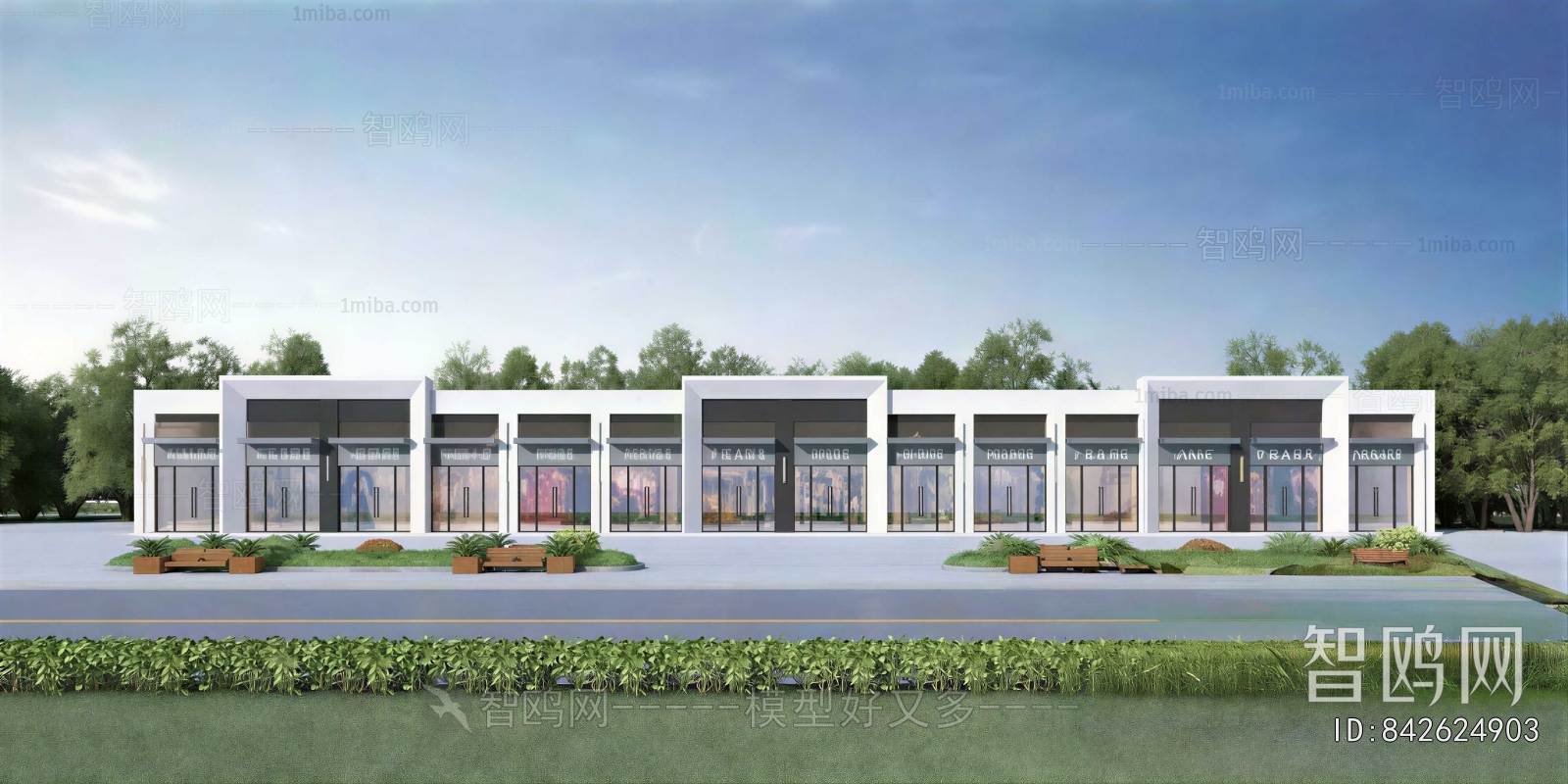 Modern Appearance Of Commercial Building