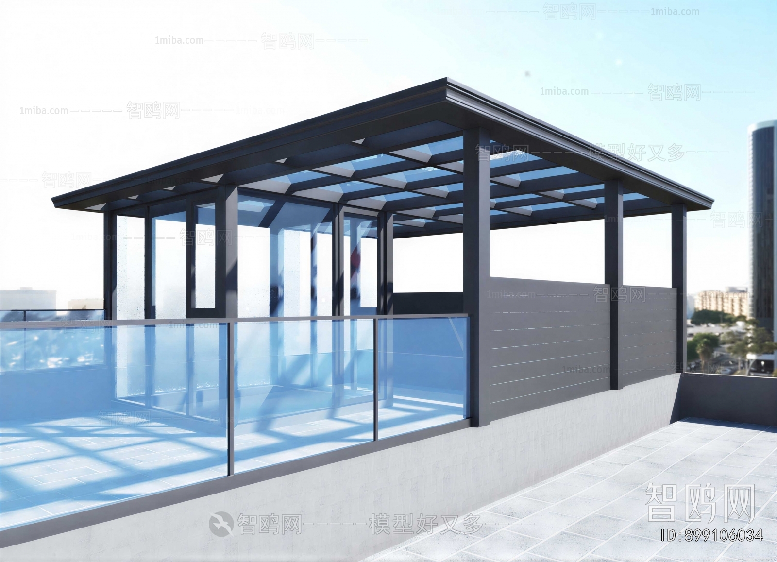 Modern Glass Sun Room