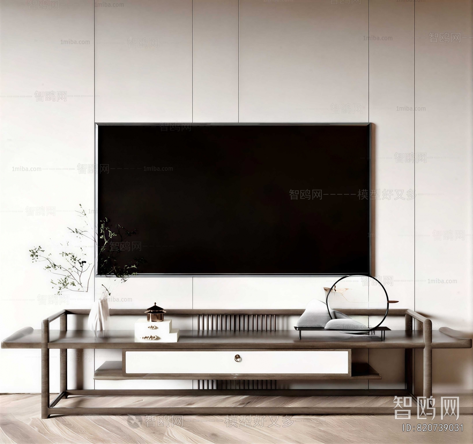 New Chinese Style TV Cabinet