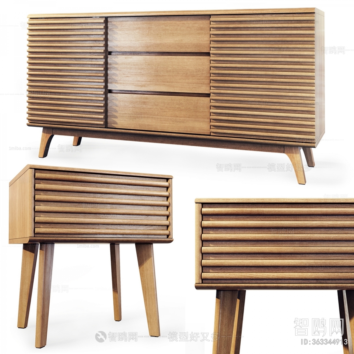 Modern Bedside Cupboard