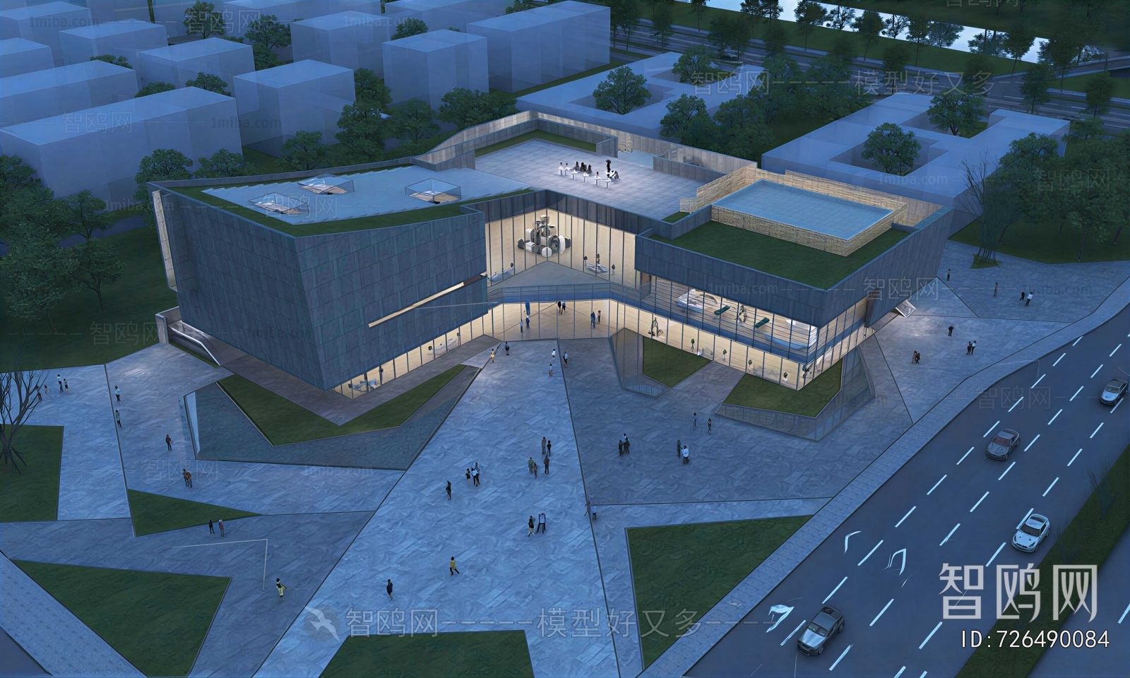 Modern Appearance Of Commercial Building