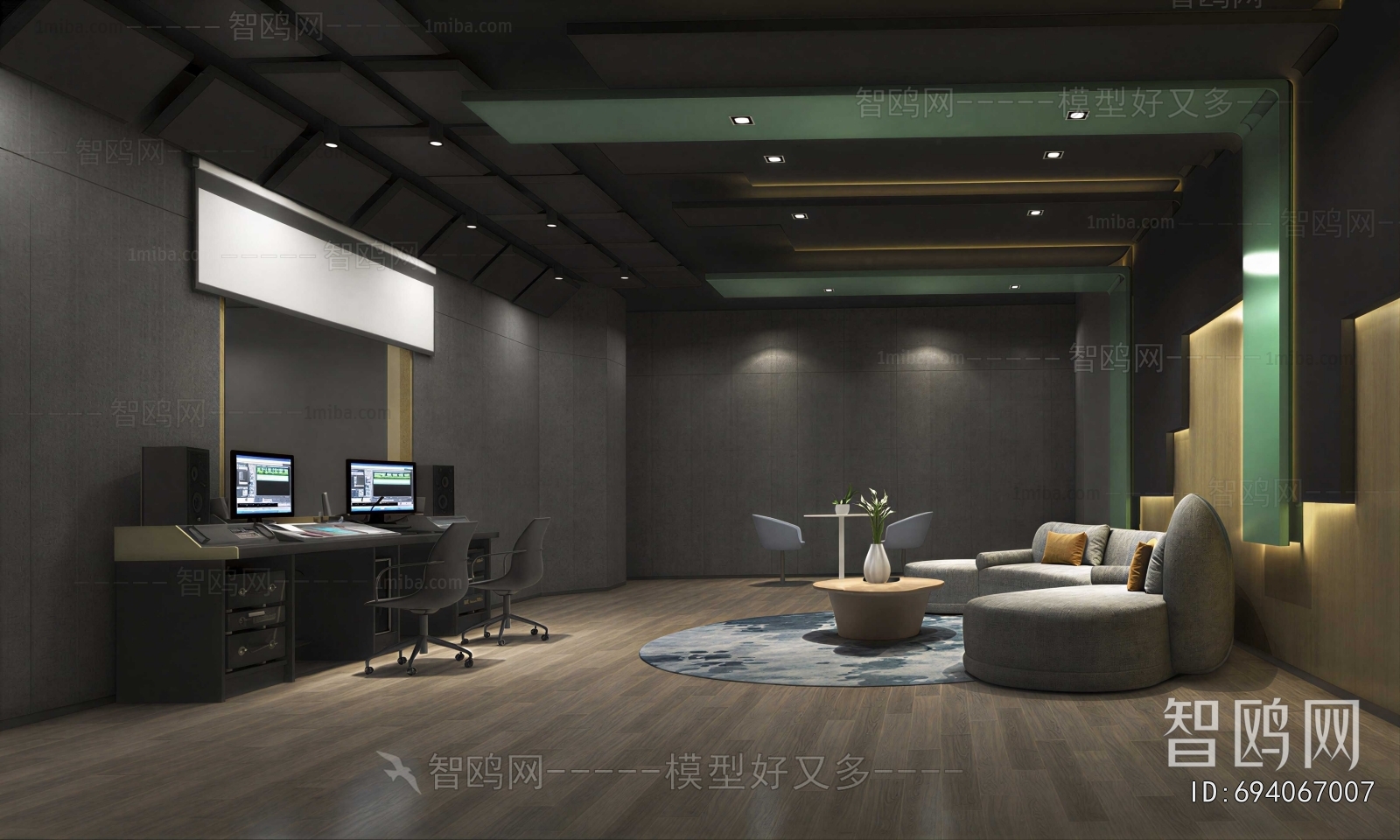 Modern Studio/Recording Studio/Live Room