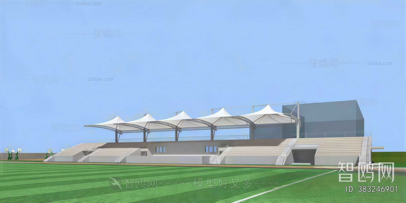 Modern Outdoor Sports Stadium