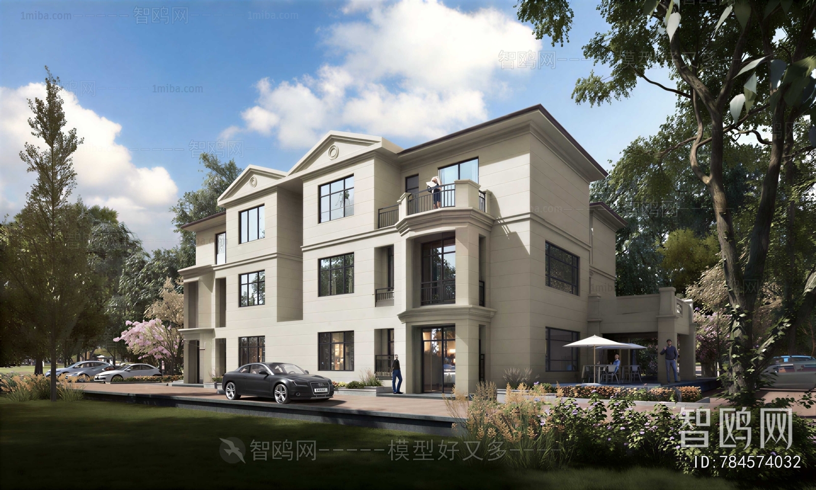 Simple European Style Detached Villa