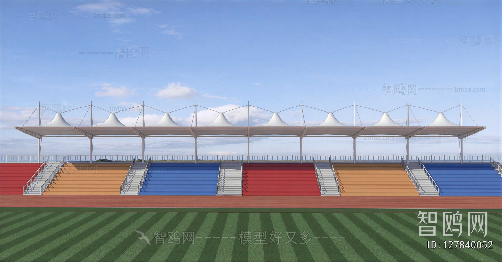 Modern Outdoor Sports Stadium