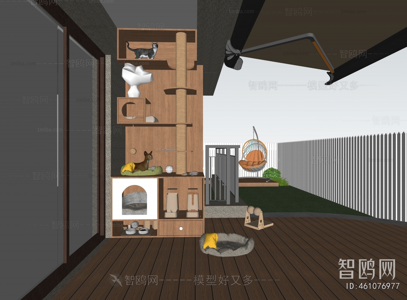 Modern Nordic Style Terrace