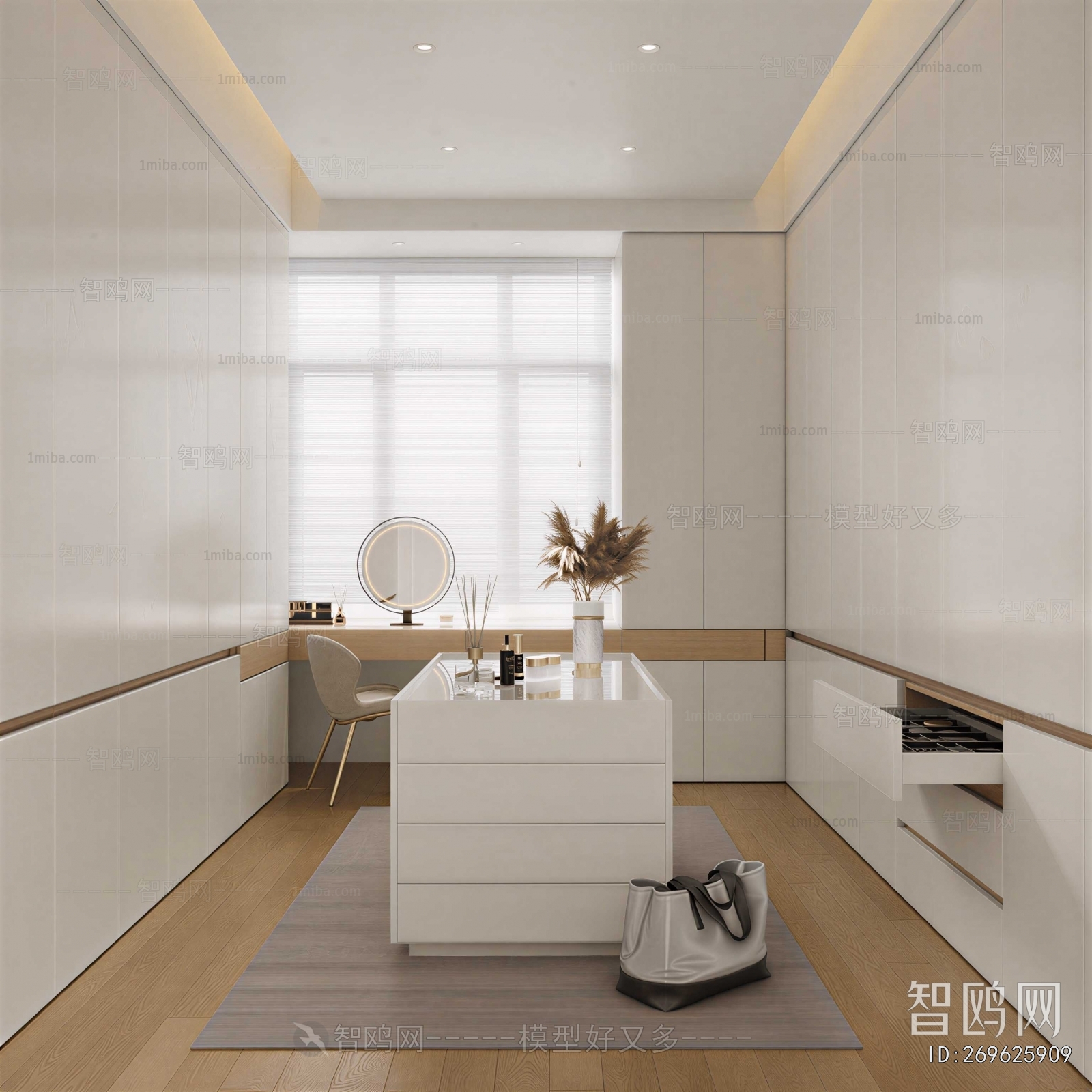 Modern Clothes Storage Area