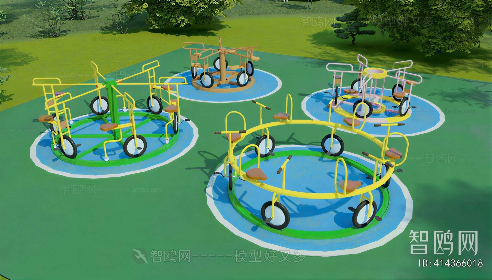 Modern Park Landscape