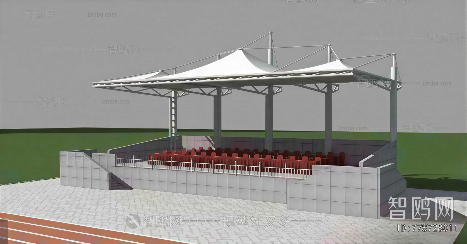 Modern Indoor Stadium