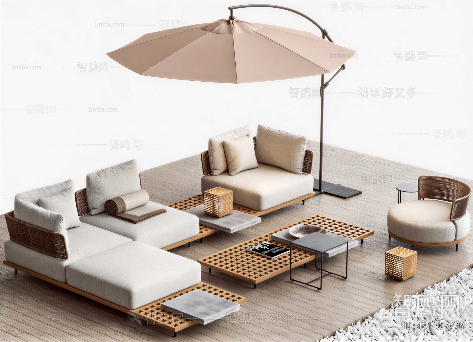 Modern Outdoor Sofa