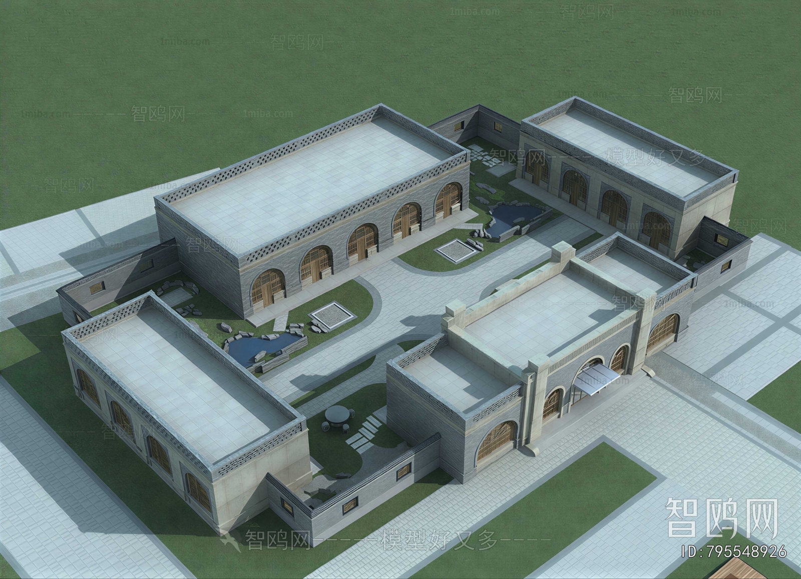 Chinese Style Residential Building