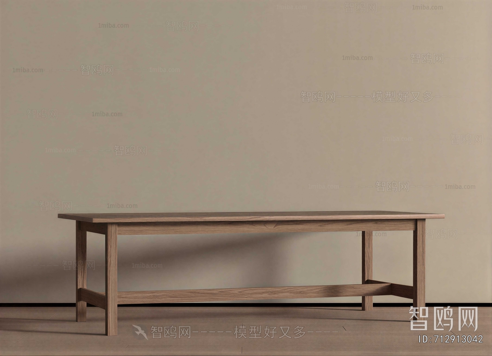 Wabi-sabi Style Dining Table