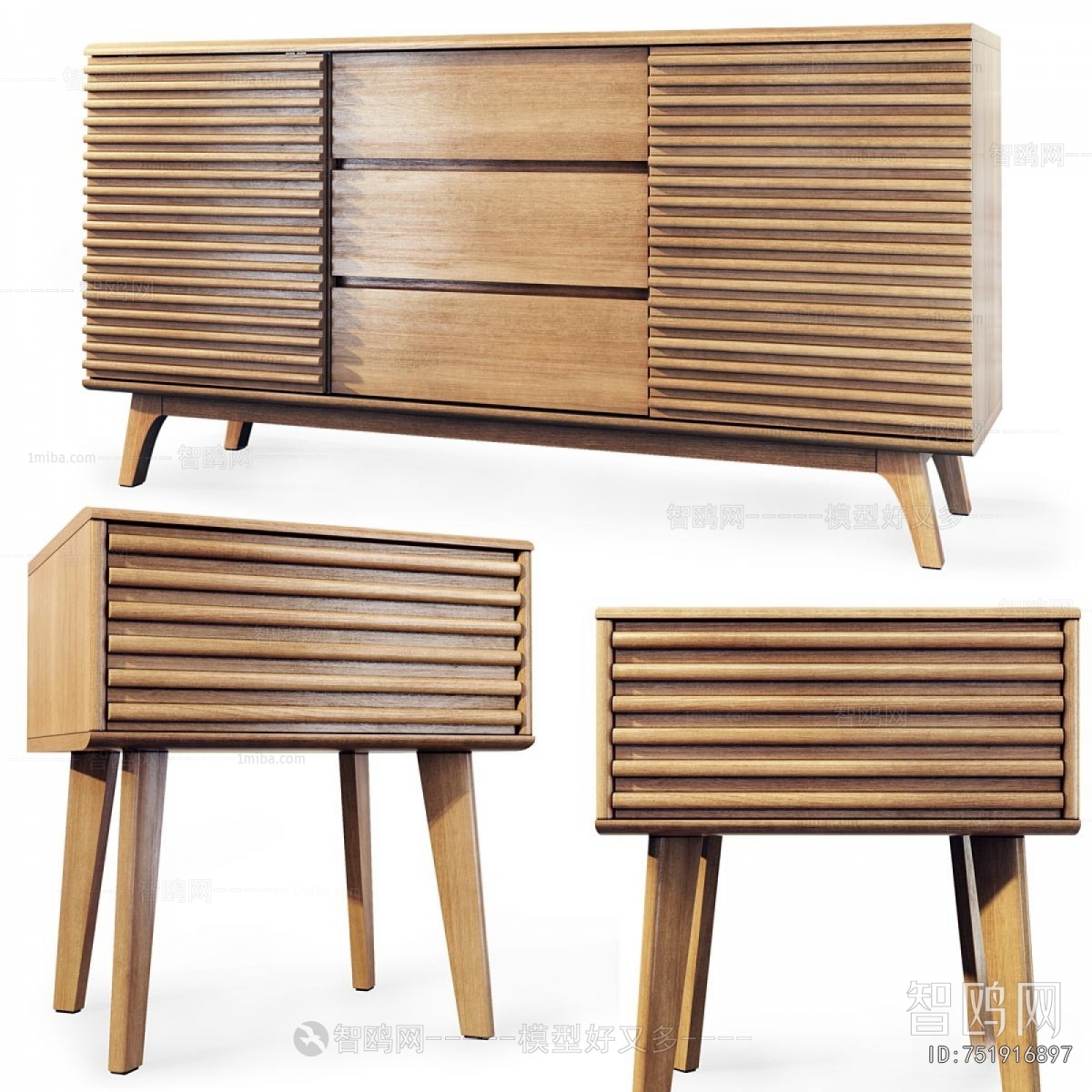 Modern Bedside Cupboard