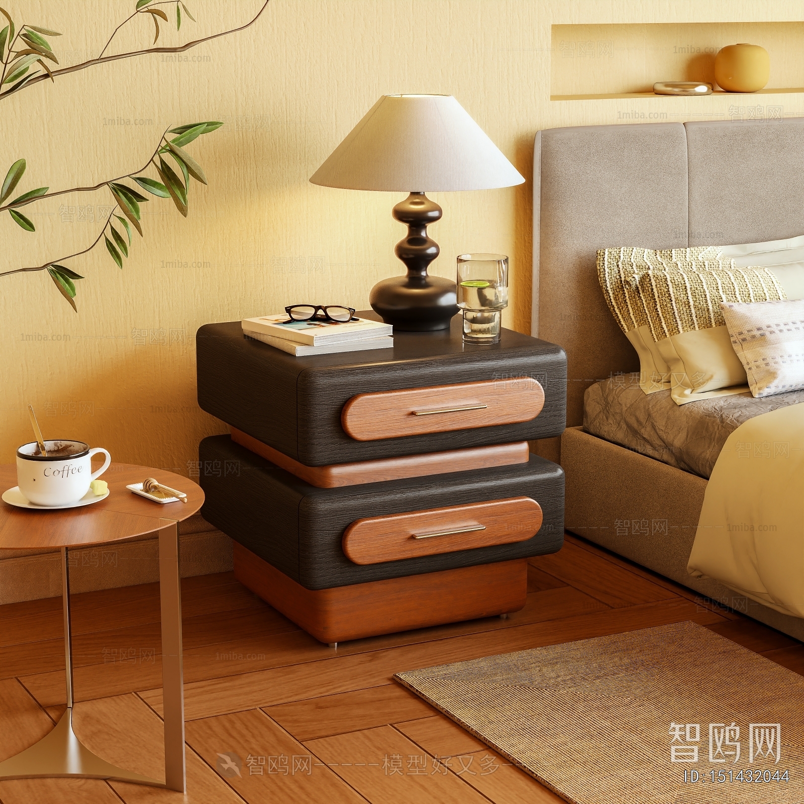 Modern Bedside Cupboard