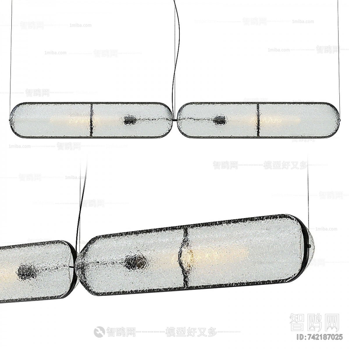 Modern Long Chandelier