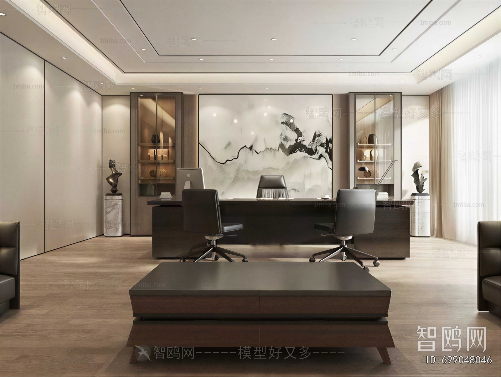New Chinese Style Chinese Style Manager's Office