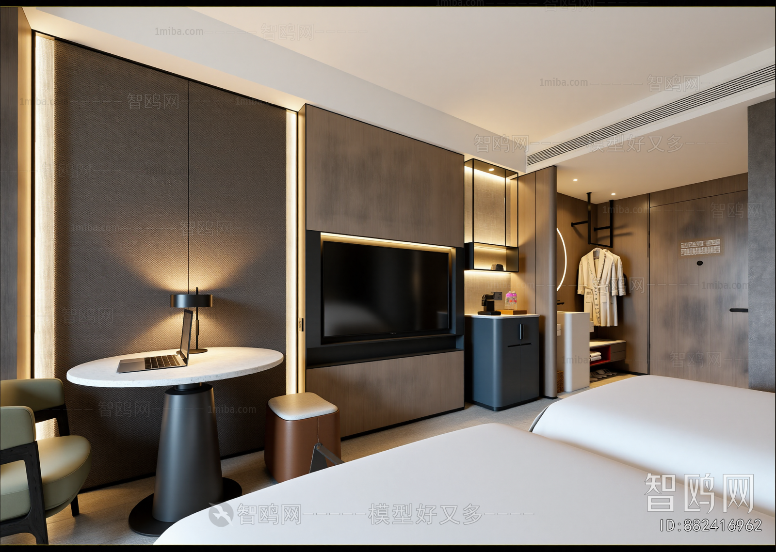 Modern Guest Room