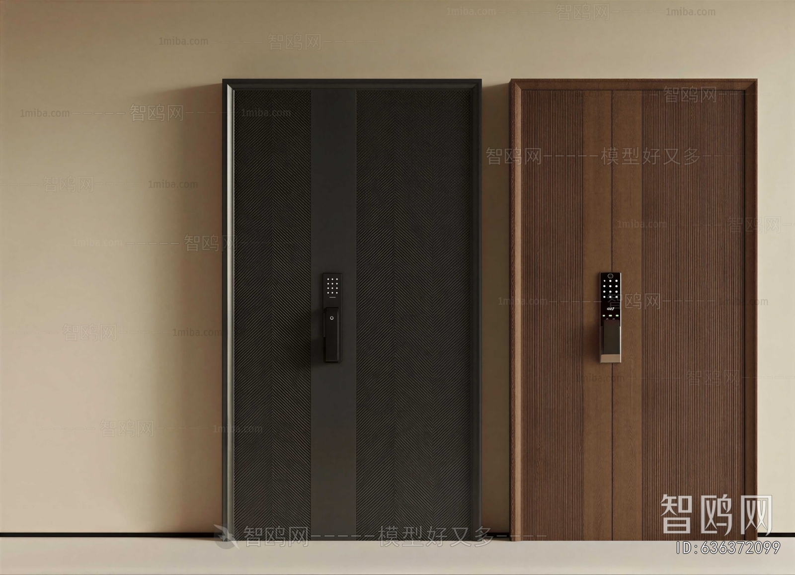 Modern Single Door