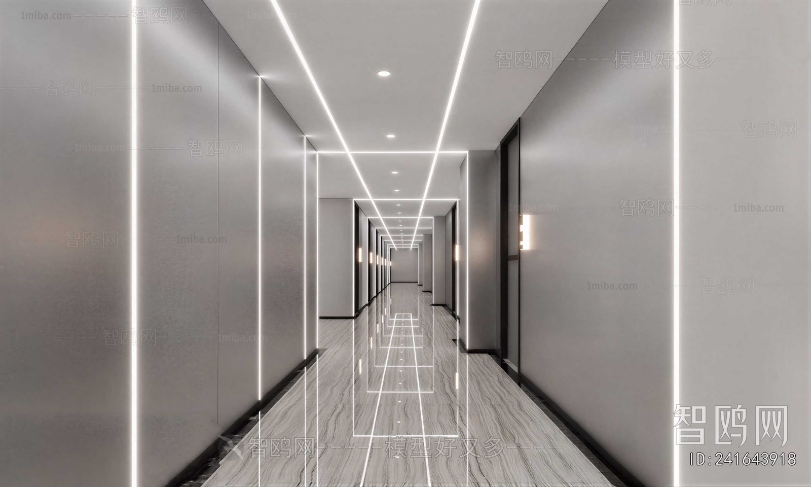 Modern Office Aisle