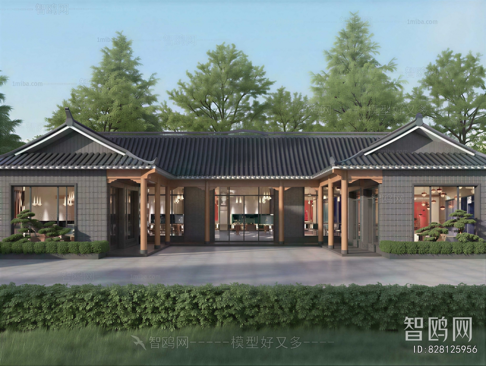 Chinese Style Residential Building