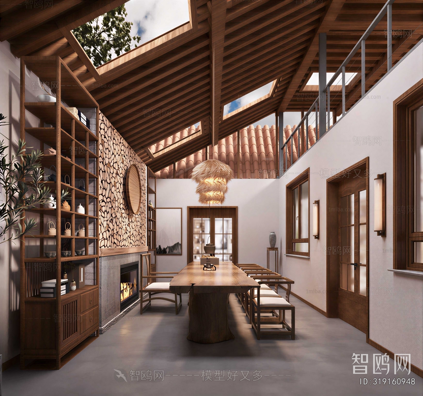 New Chinese Style Teahouse Tea House