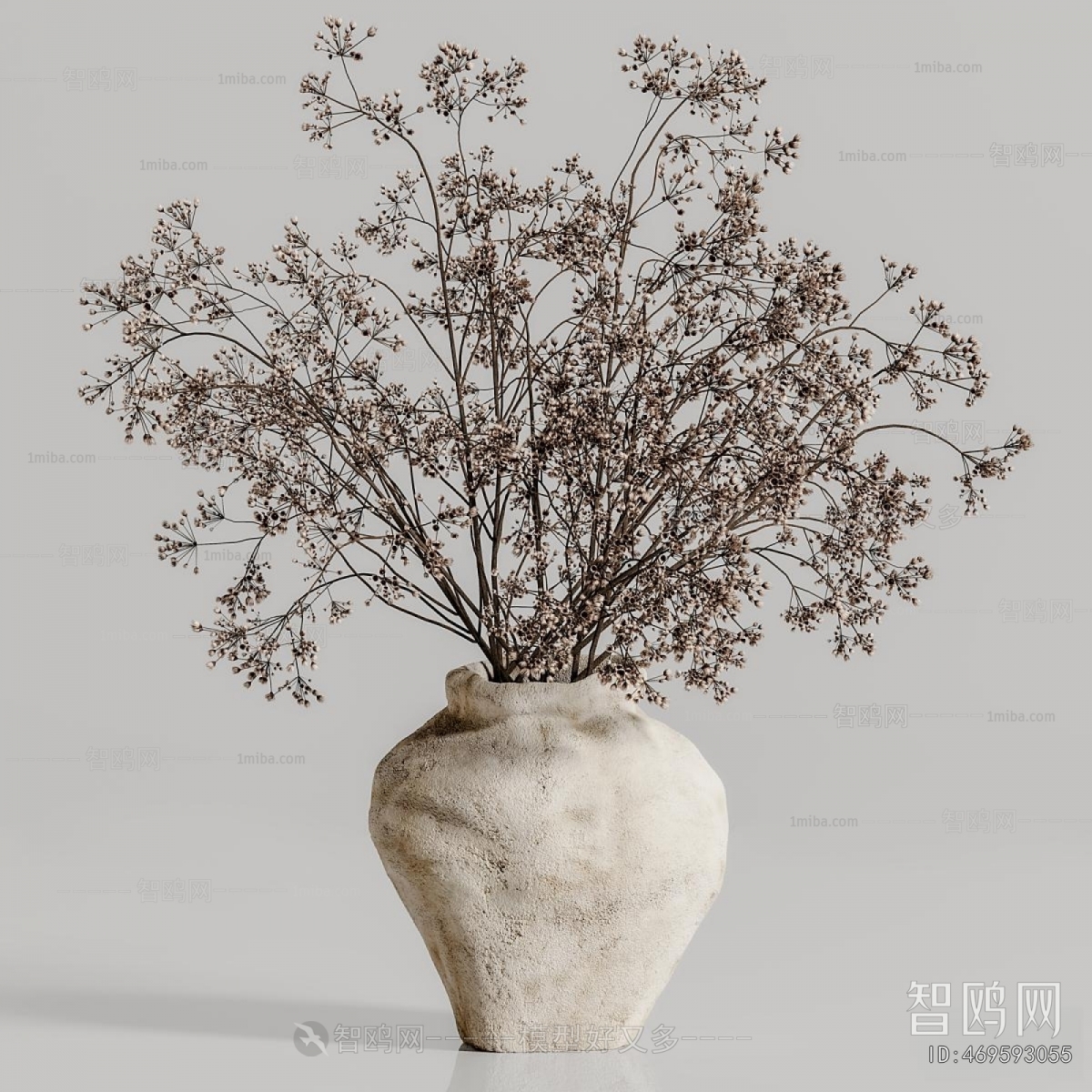 Wabi-sabi Style Dried Branch