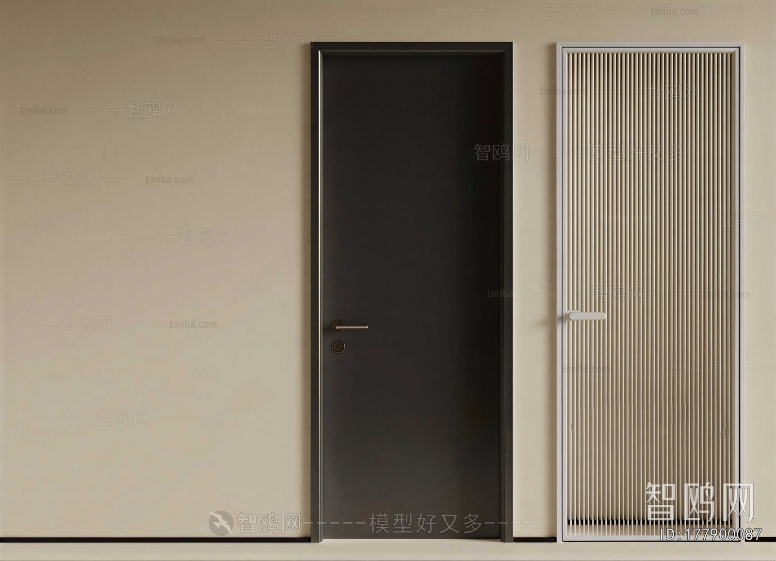 Modern Single Door