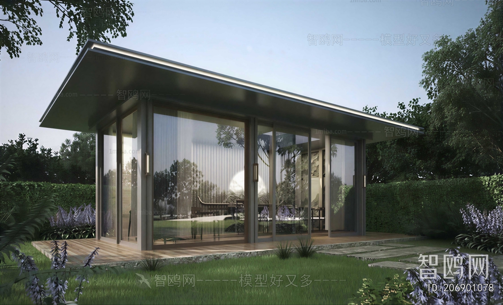Chinese Style Glass Sunshine Room
