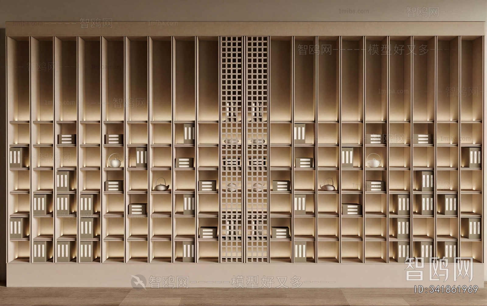 New Chinese Style Decorative Cabinet