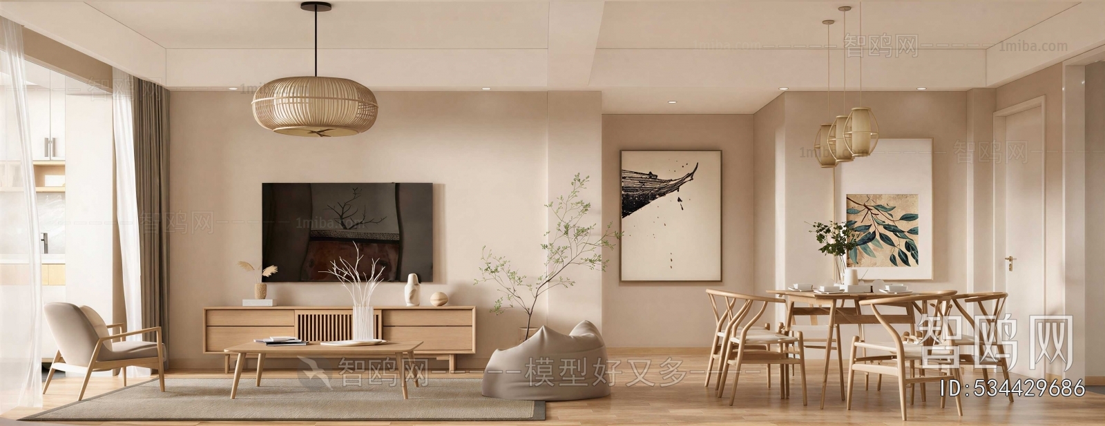 Japanese Style A Living Room