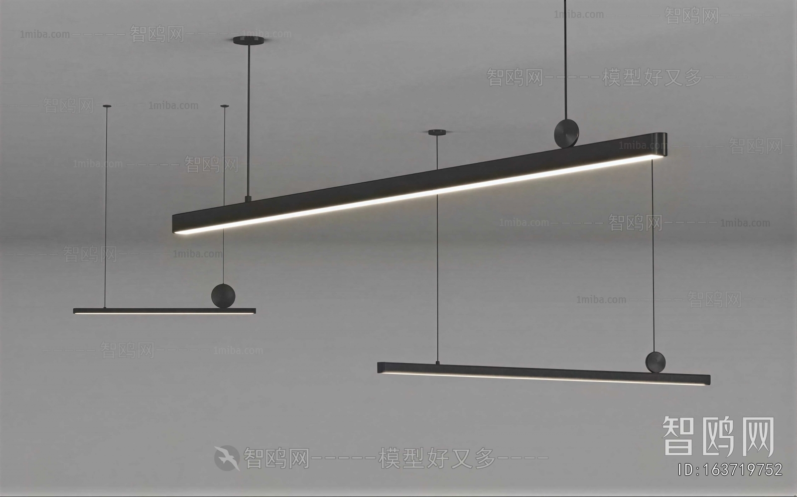 Modern Long Chandelier