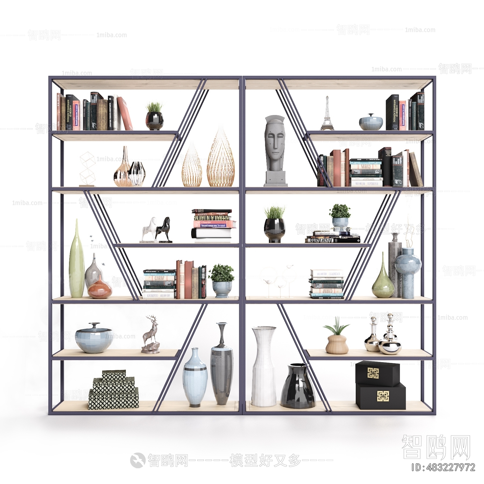 Industrial Style Bookshelf