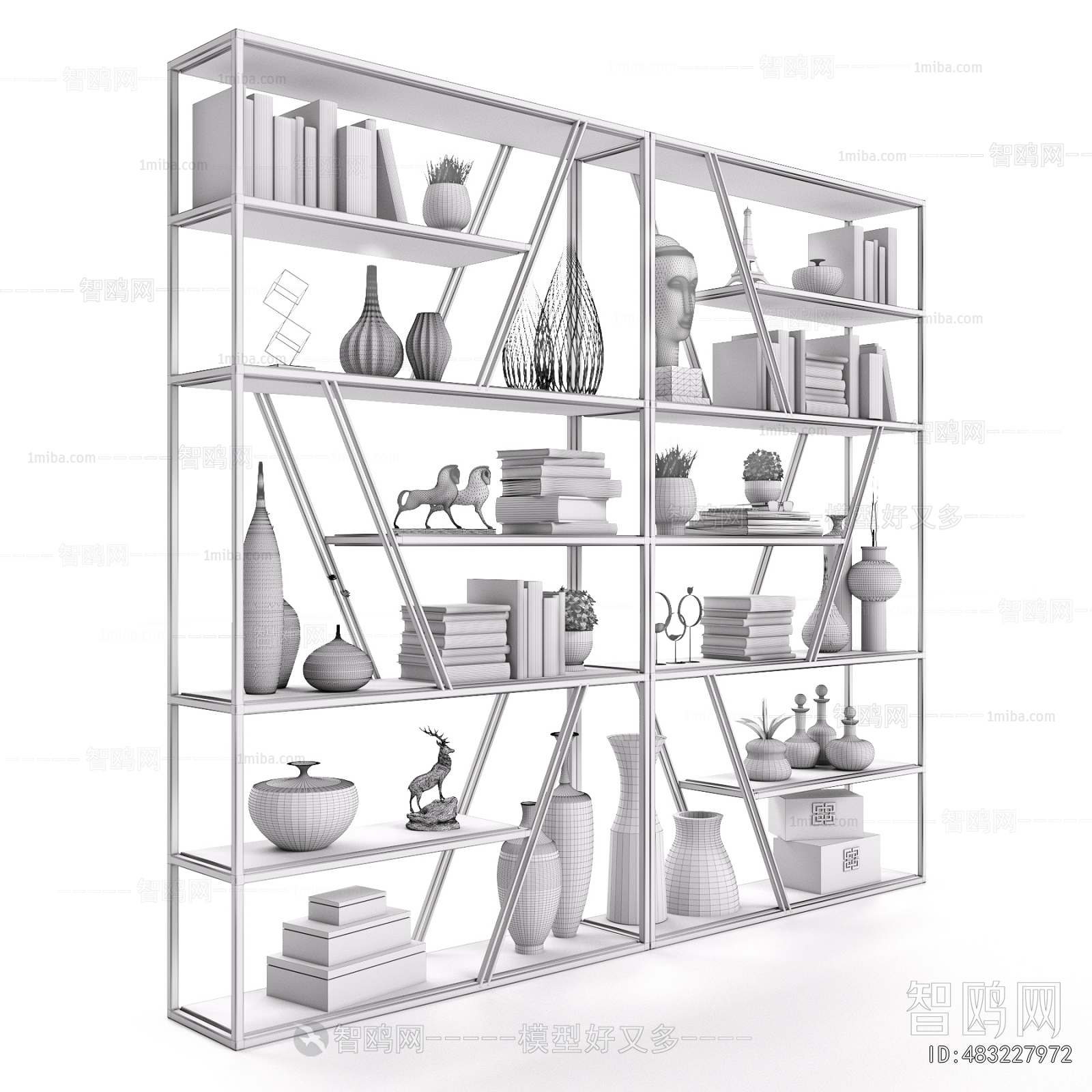 Industrial Style Bookshelf