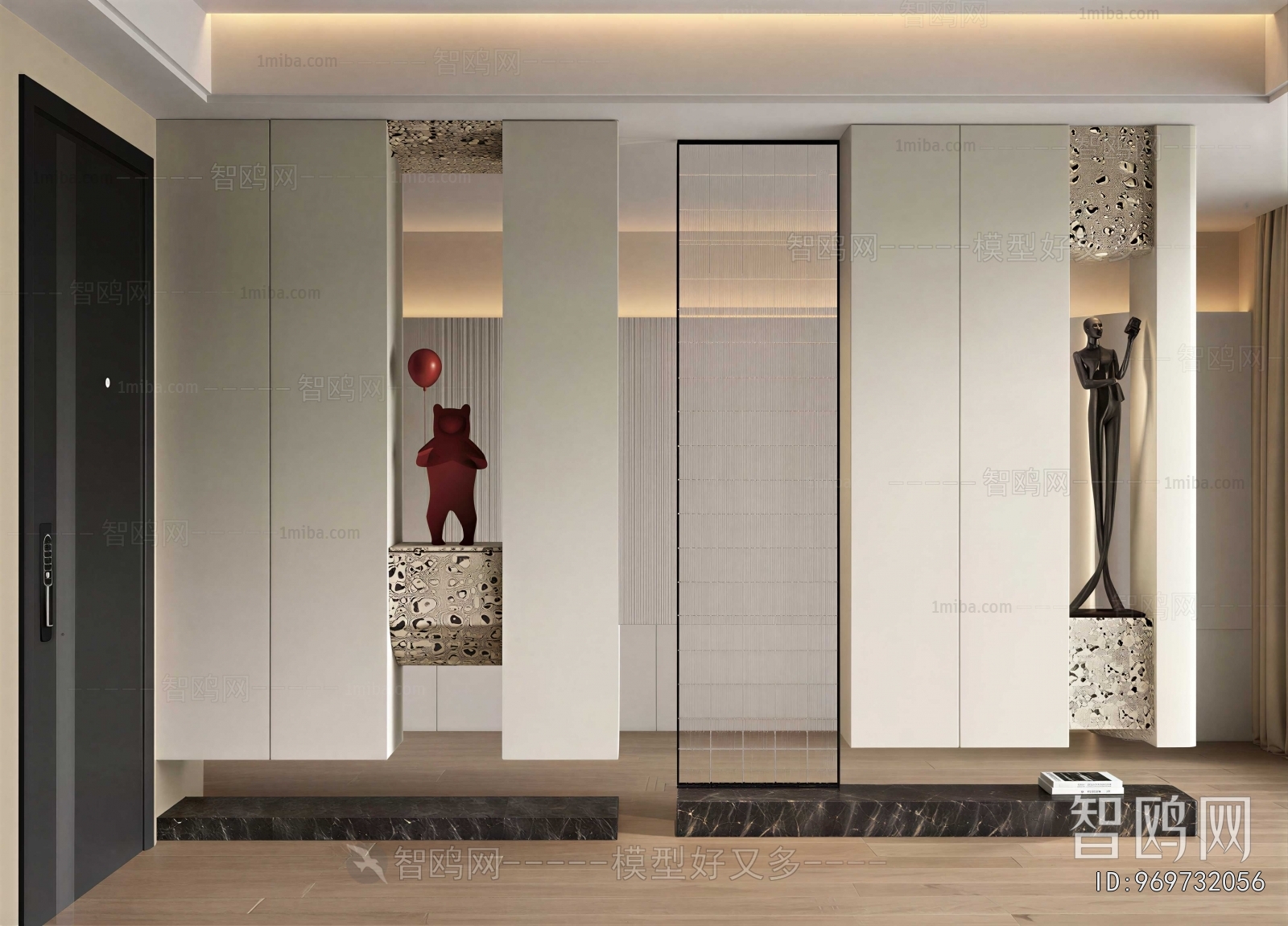 Modern Entrance Cabinet