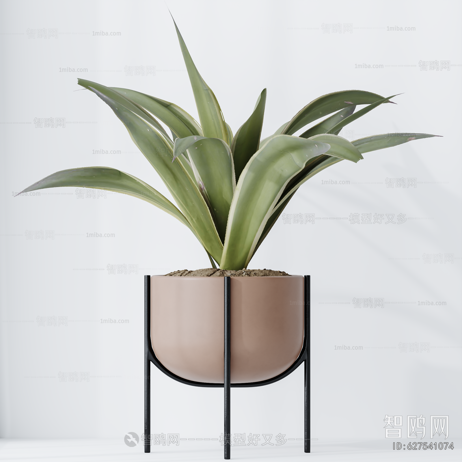 Modern Ground Green Plant Potted Plants