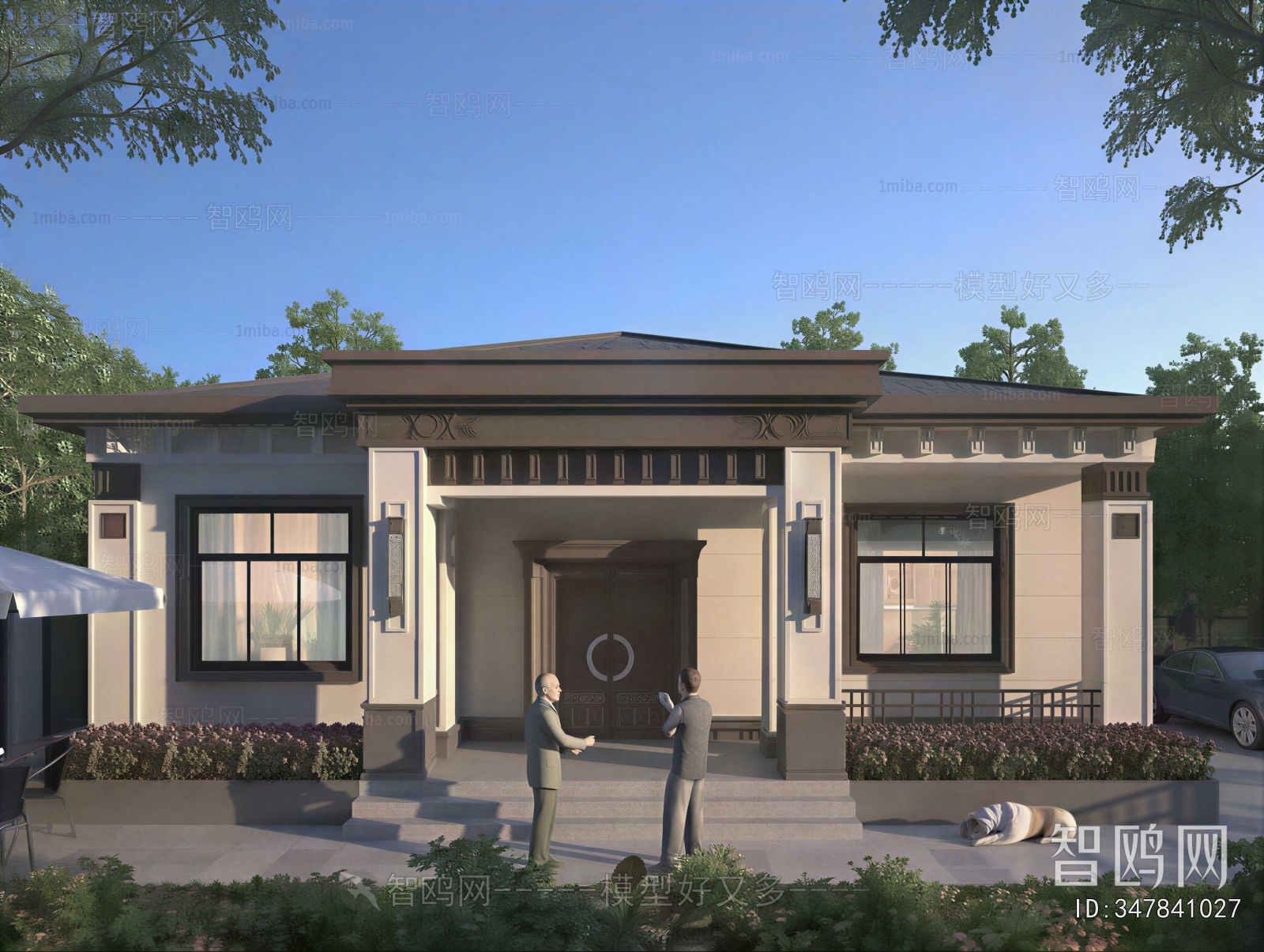 New Chinese Style Detached Villa