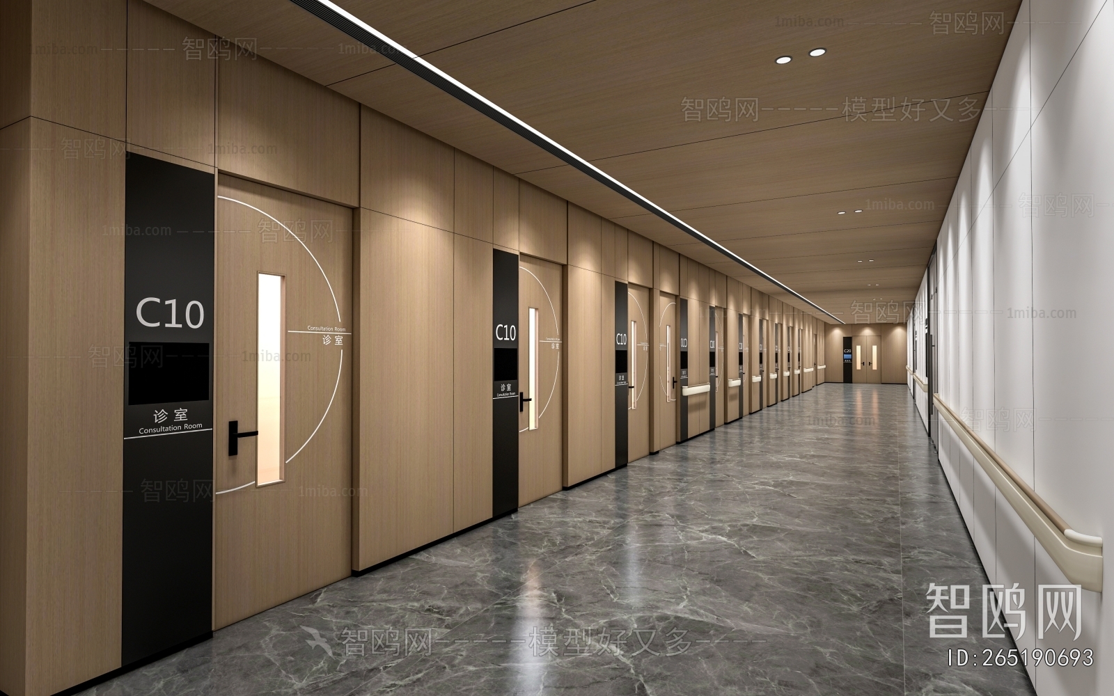 Modern Office Elevator Hall